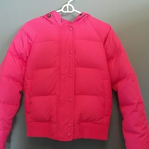 Gap down puffer s/m with hood